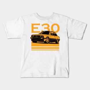 E30 M3 1968- 1995 vintage classic car Kids T-Shirt